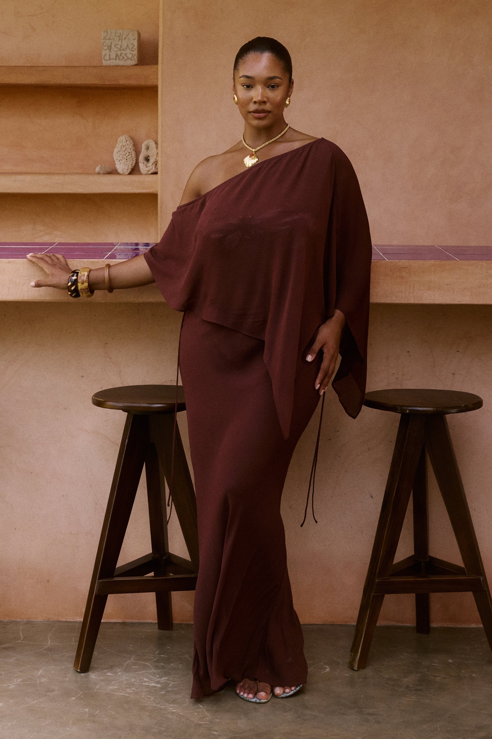 Nama Maxi Skirt in Makoa