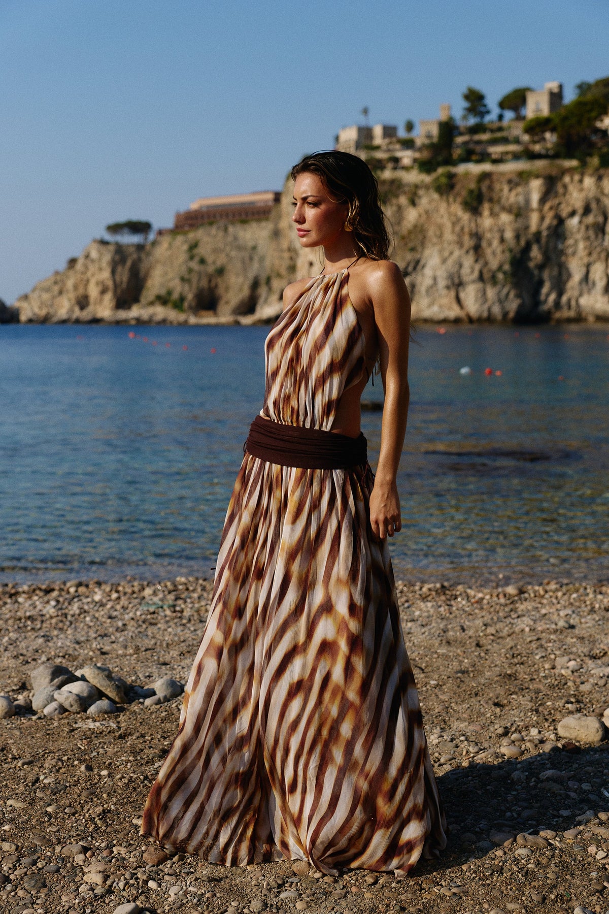 Milena Maxi Dress in Palazzo