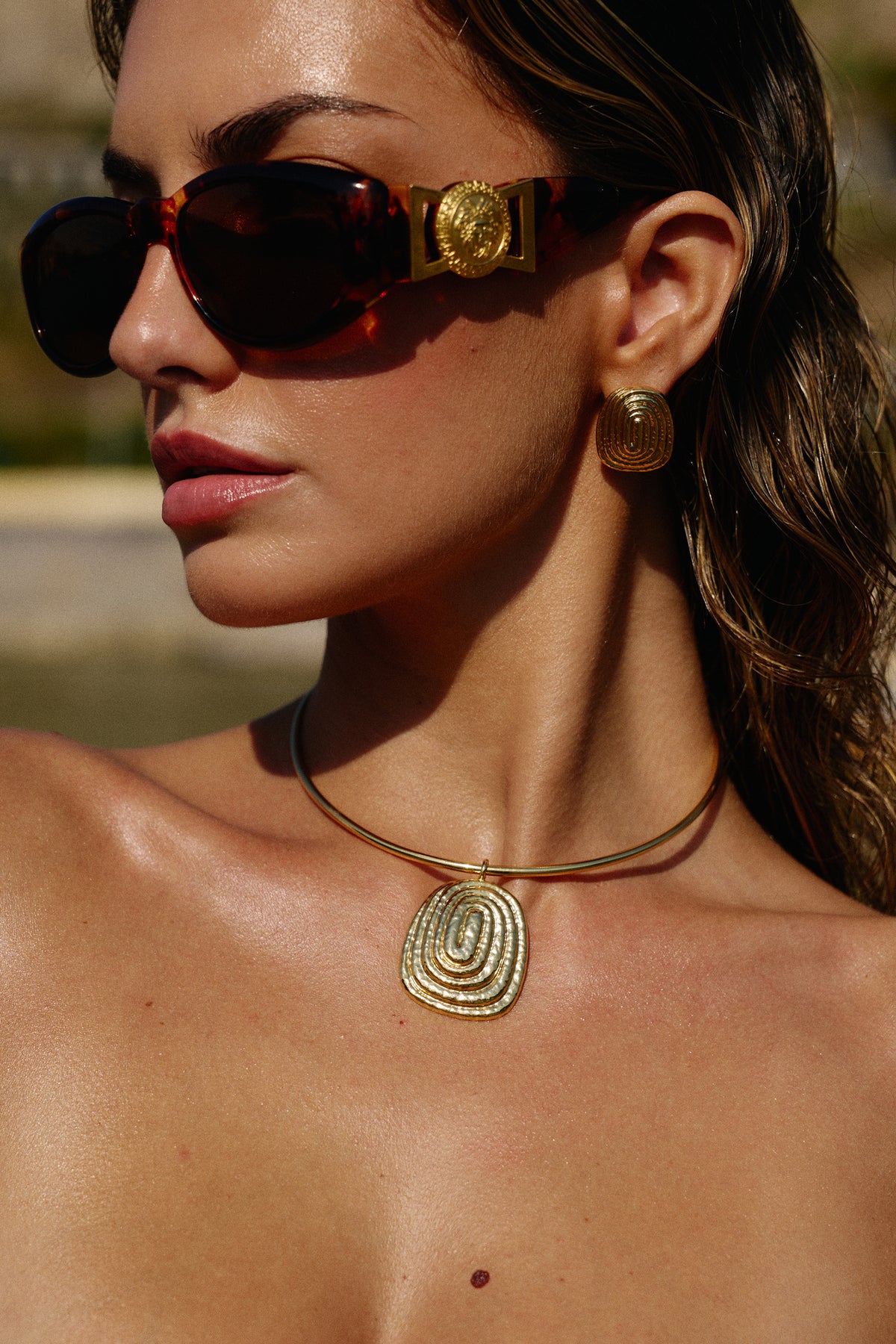 Palazzo Torque Necklace