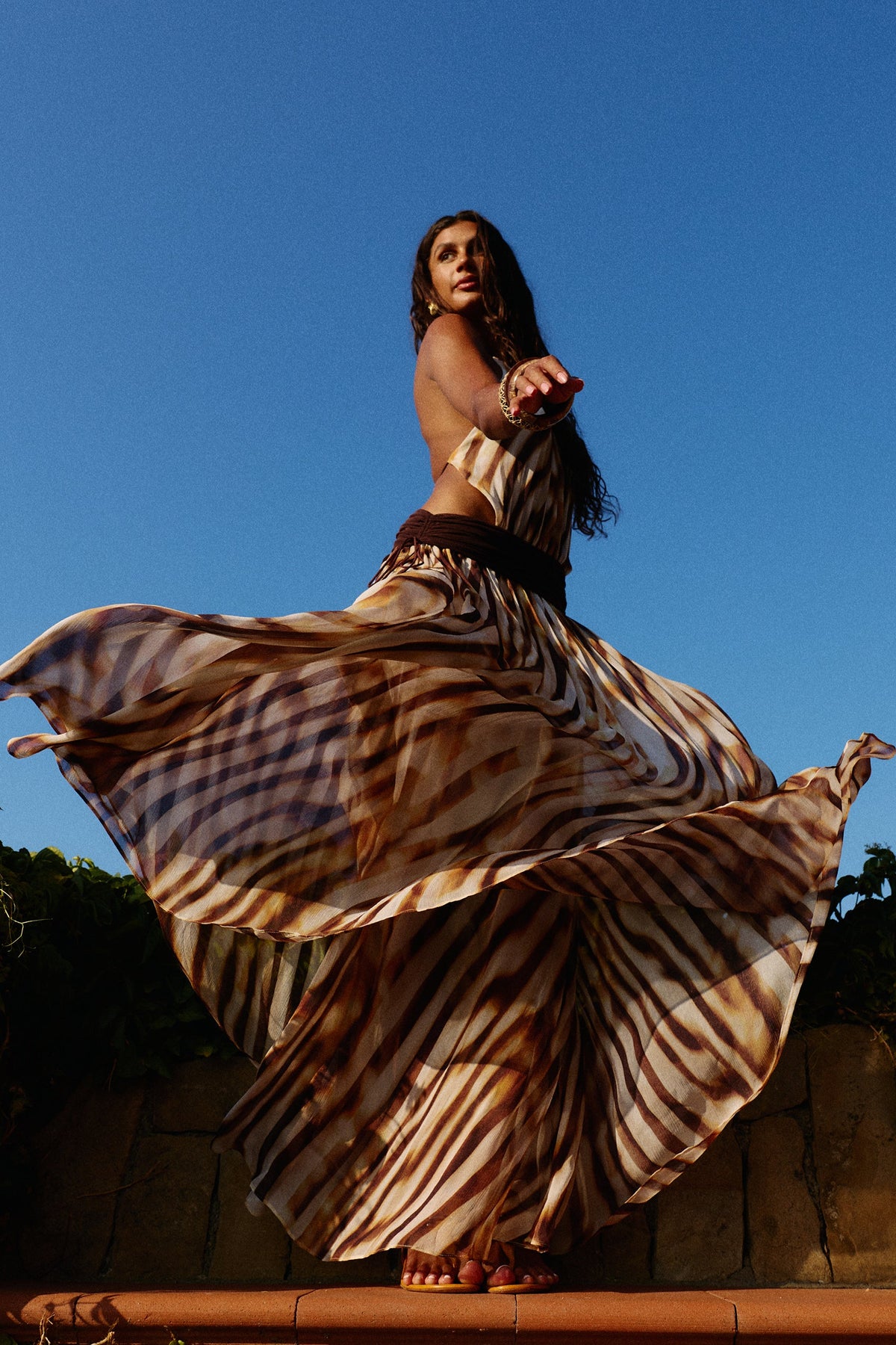 Milena Maxi Dress in Palazzo