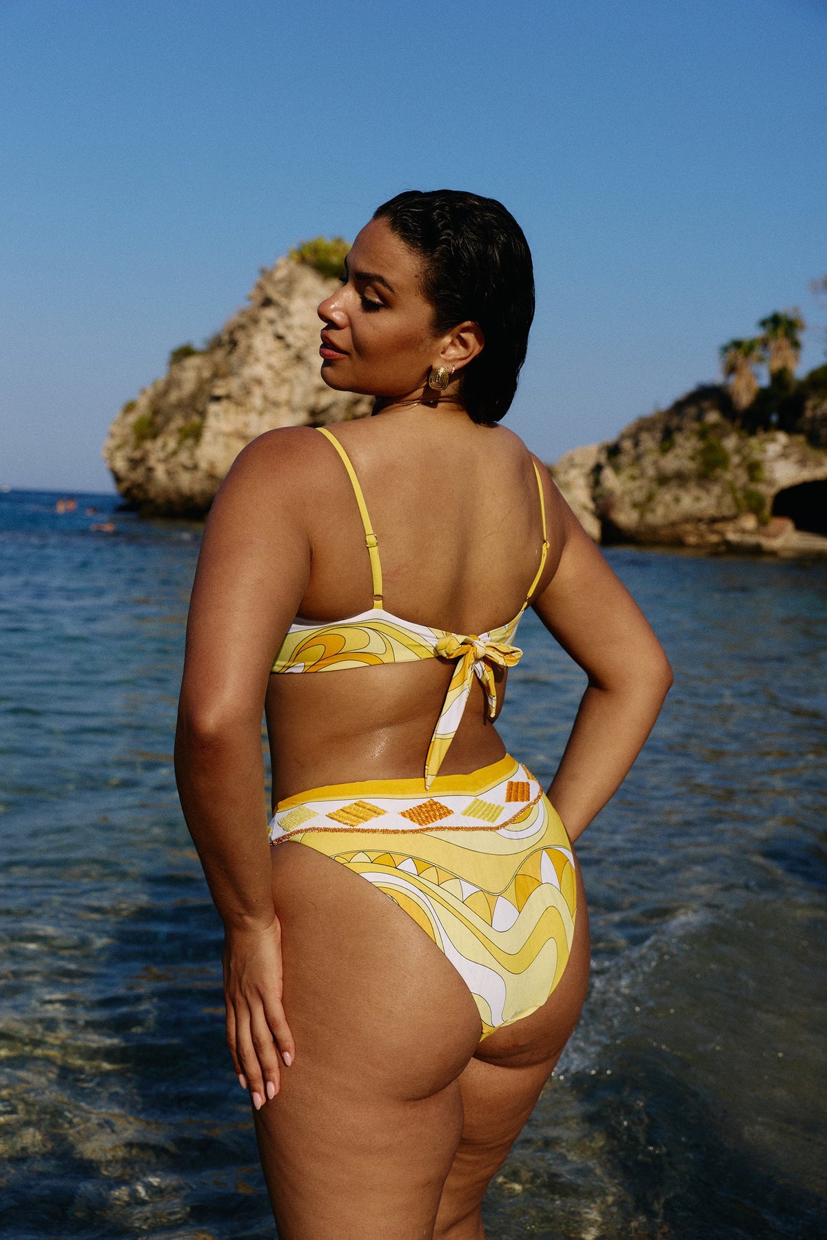 Balboa Bikini Bottom in Massimo