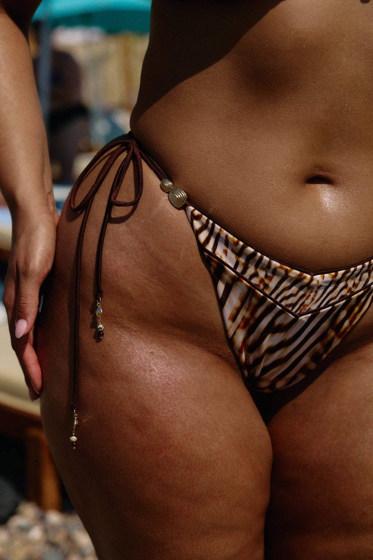Sienna Bikini Bottom in Palazzo