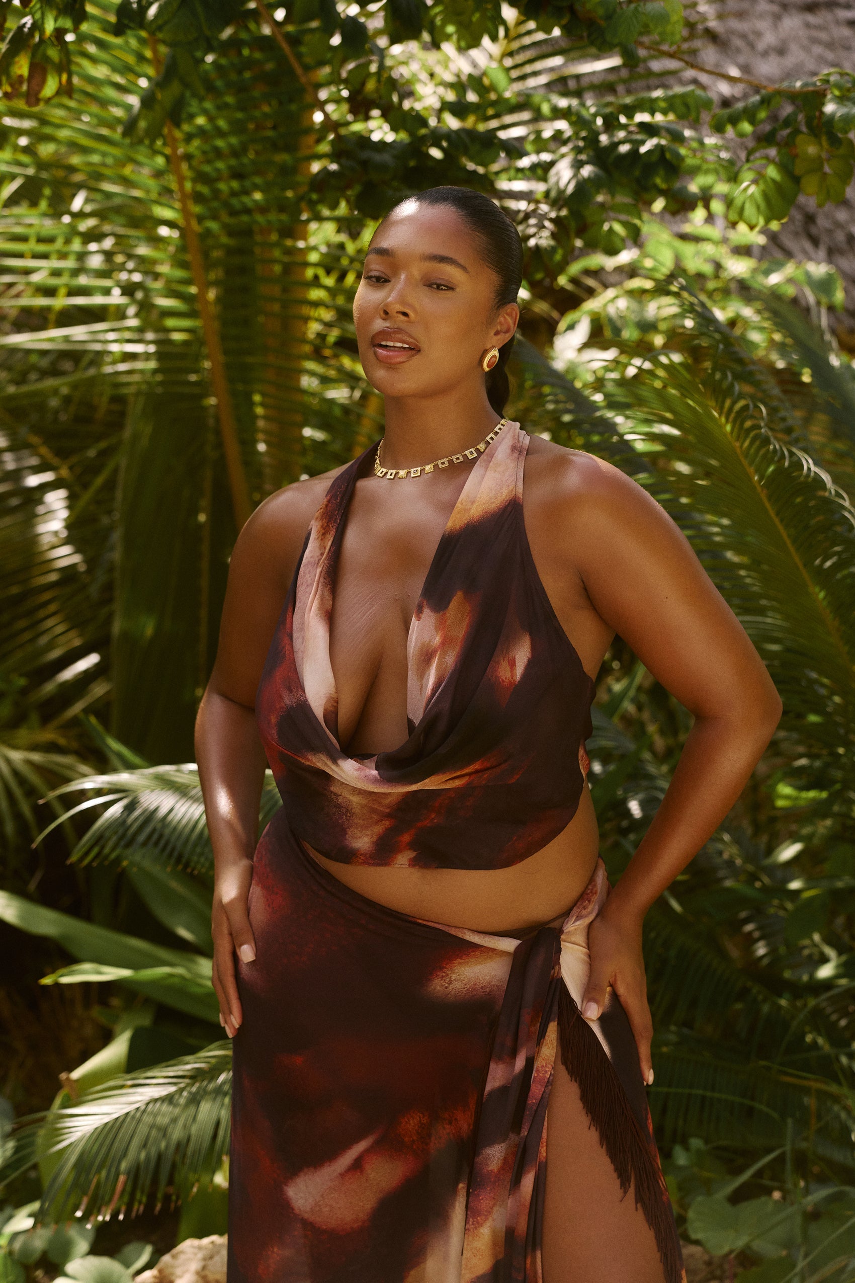 Luzita Top in Sarabi