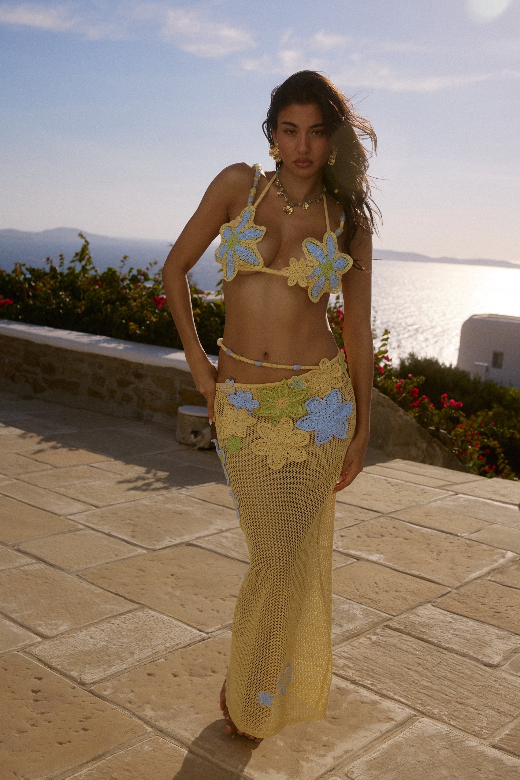 そらまめ\(・ω・*\)様 intimissimiリクエスト 2点 まとめ商品 Buy The Nammos Crochet Bralette in Zesti online at Bydee USA