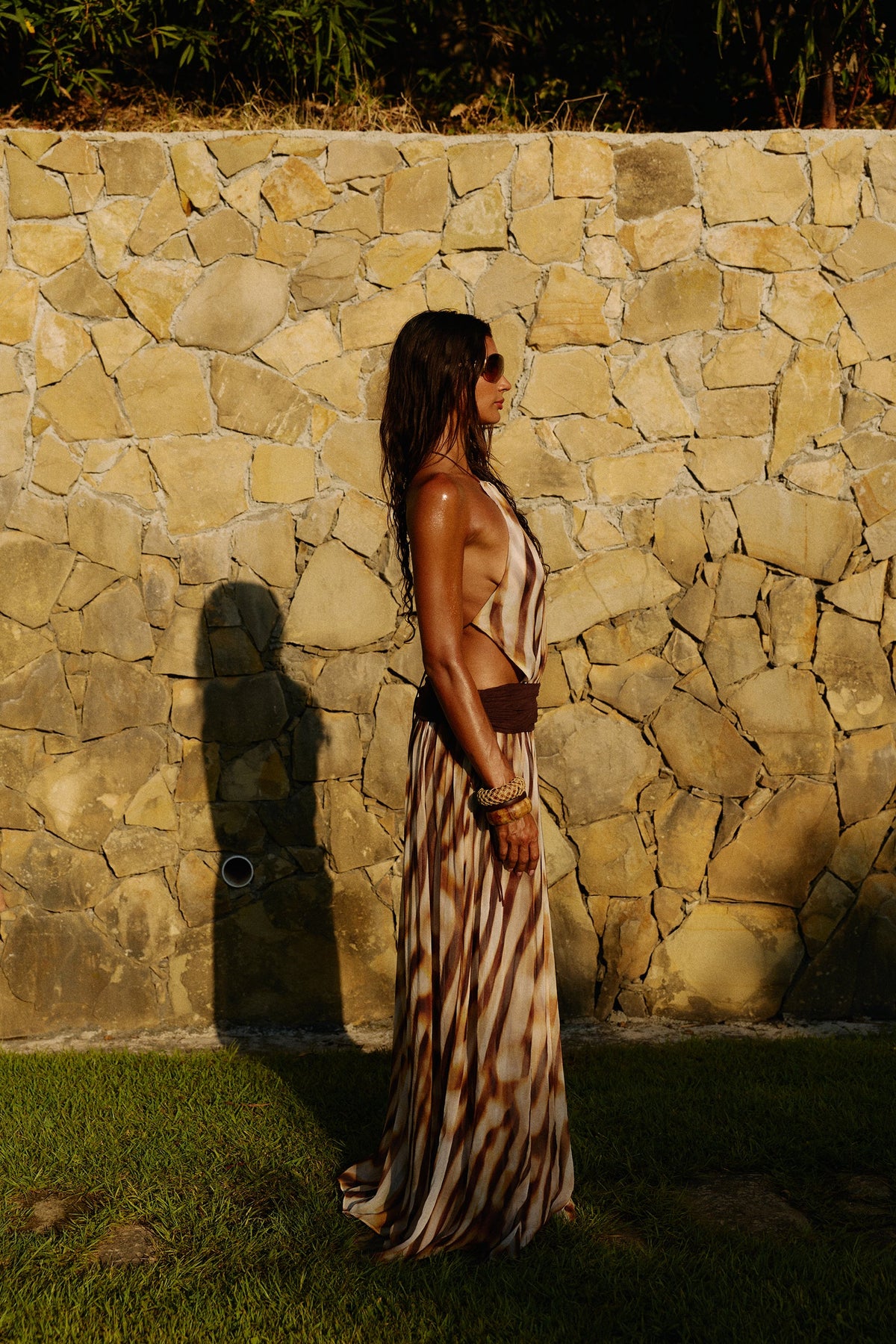 Milena Maxi Dress in Palazzo