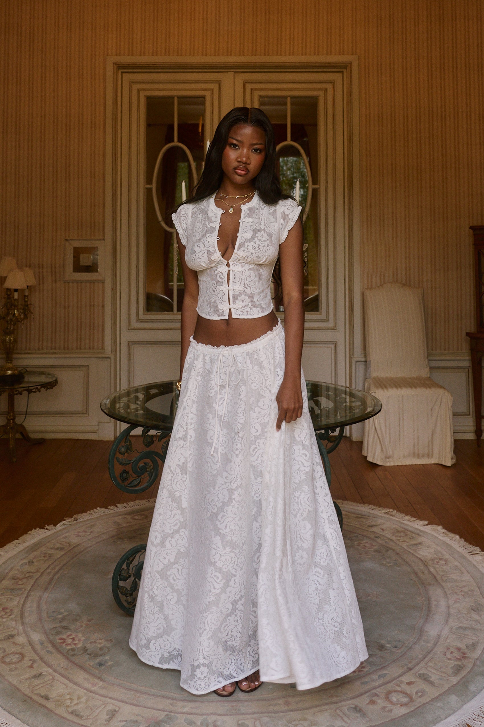 Buy The Olympia Top in Lumiere Online - Bydee USA