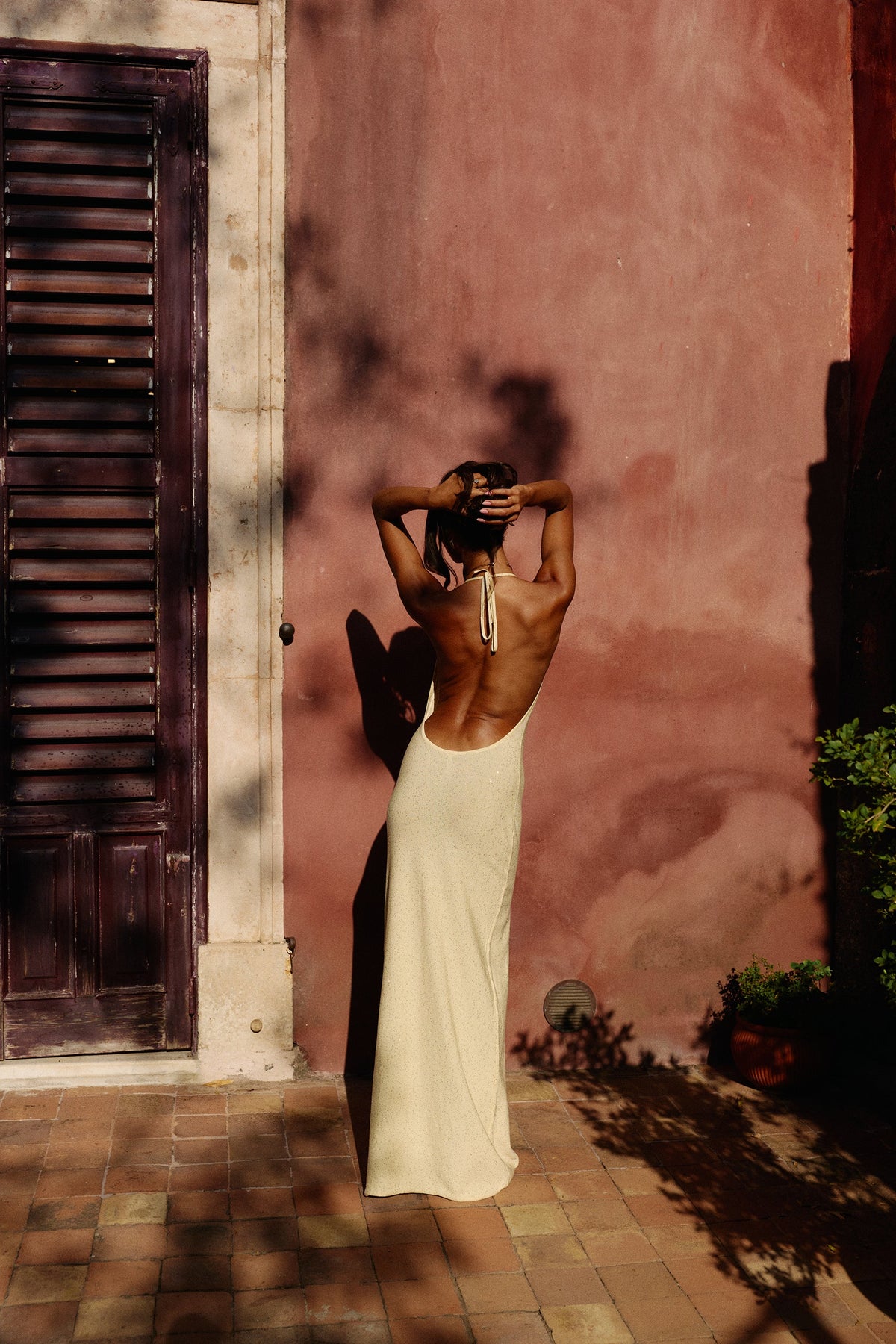 Leone Knit Maxi Dress in Butteré