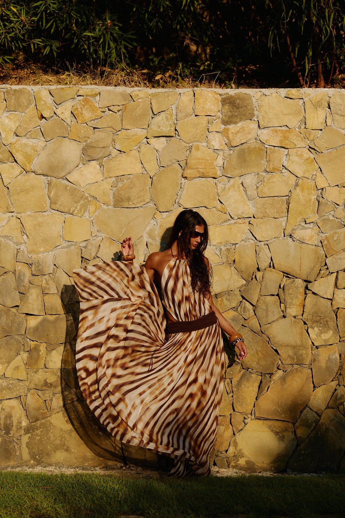 Milena Maxi Dress in Palazzo