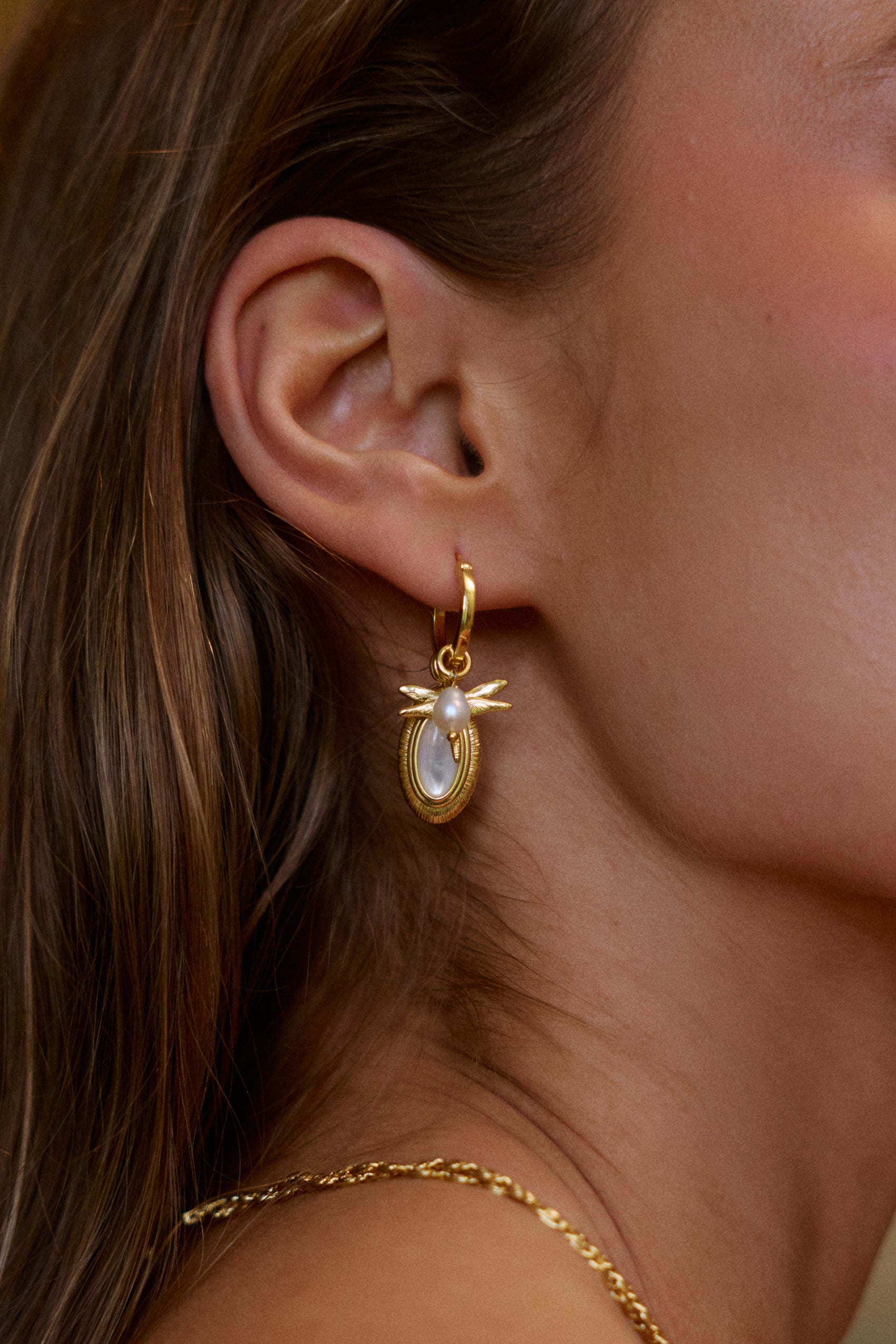 Sorella Earrings in Pearl