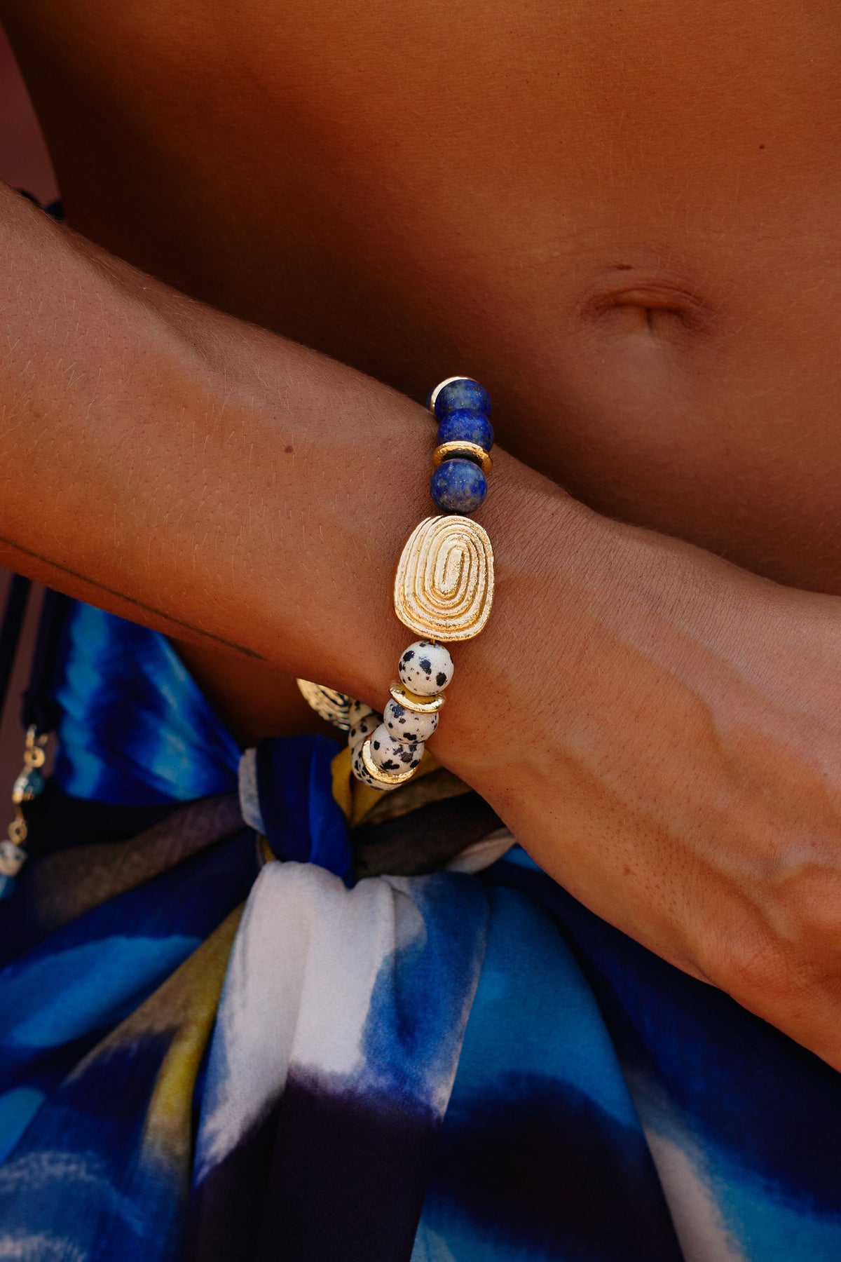 Corallo Beaded Jasper Bracelet