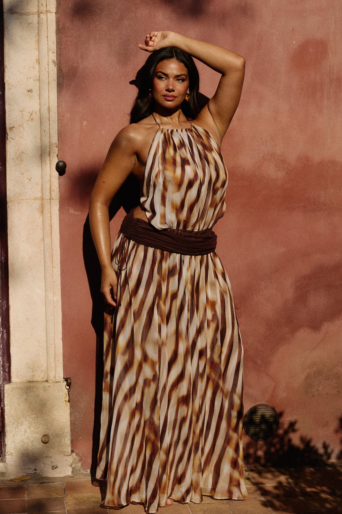 Milena Maxi Dress in Palazzo