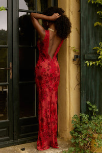 Juliette Maxi Dress in Rose