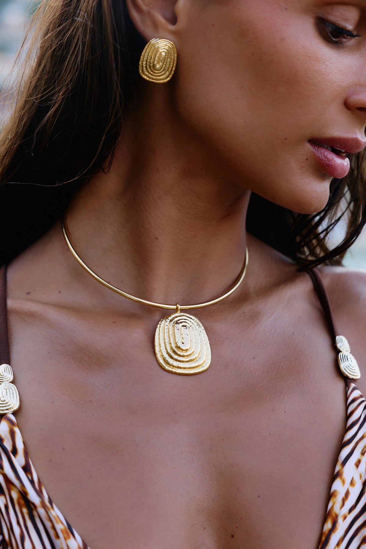 Palazzo Torque Necklace