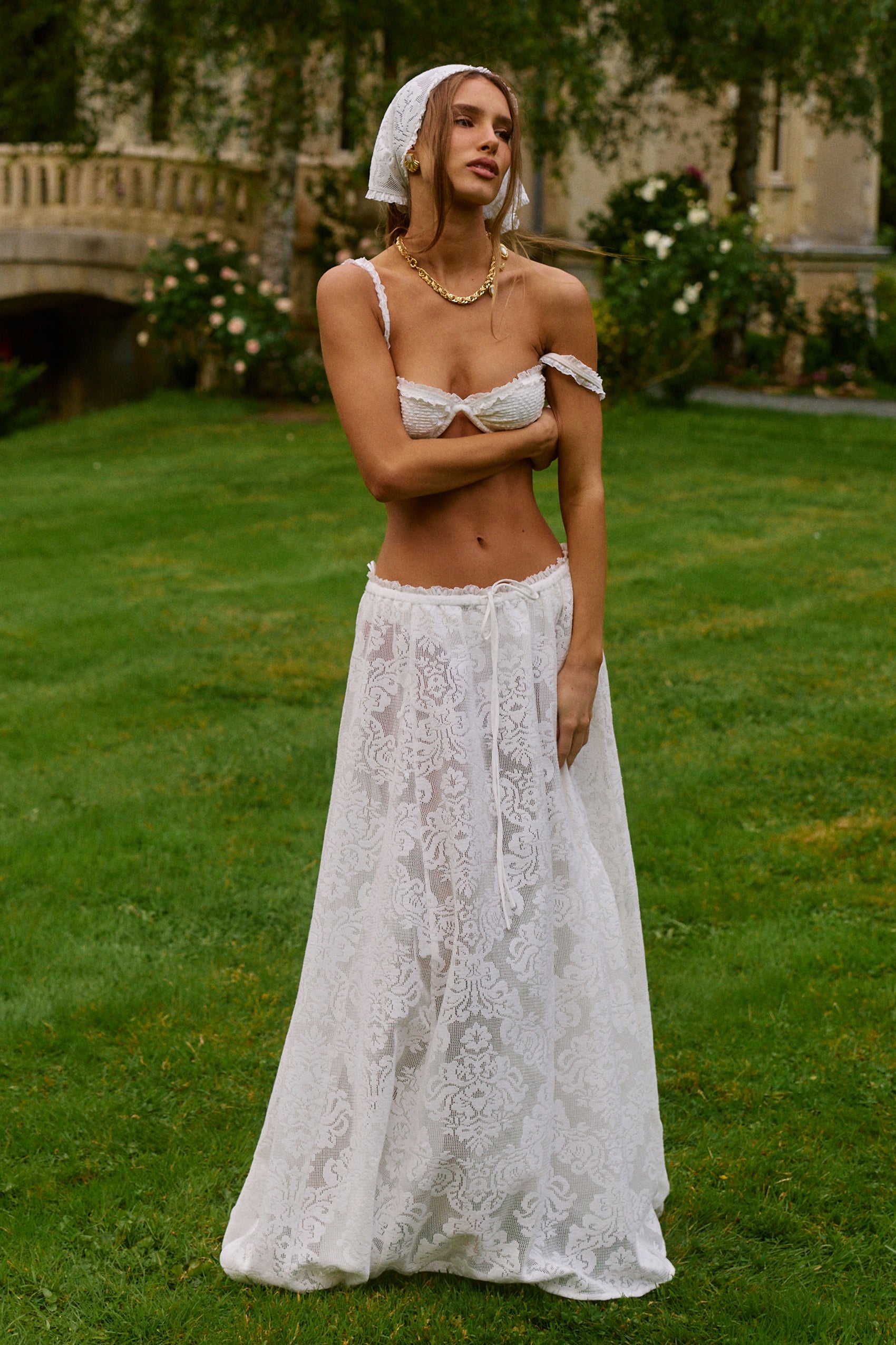 Liora Maxi Skirt in Lumiere