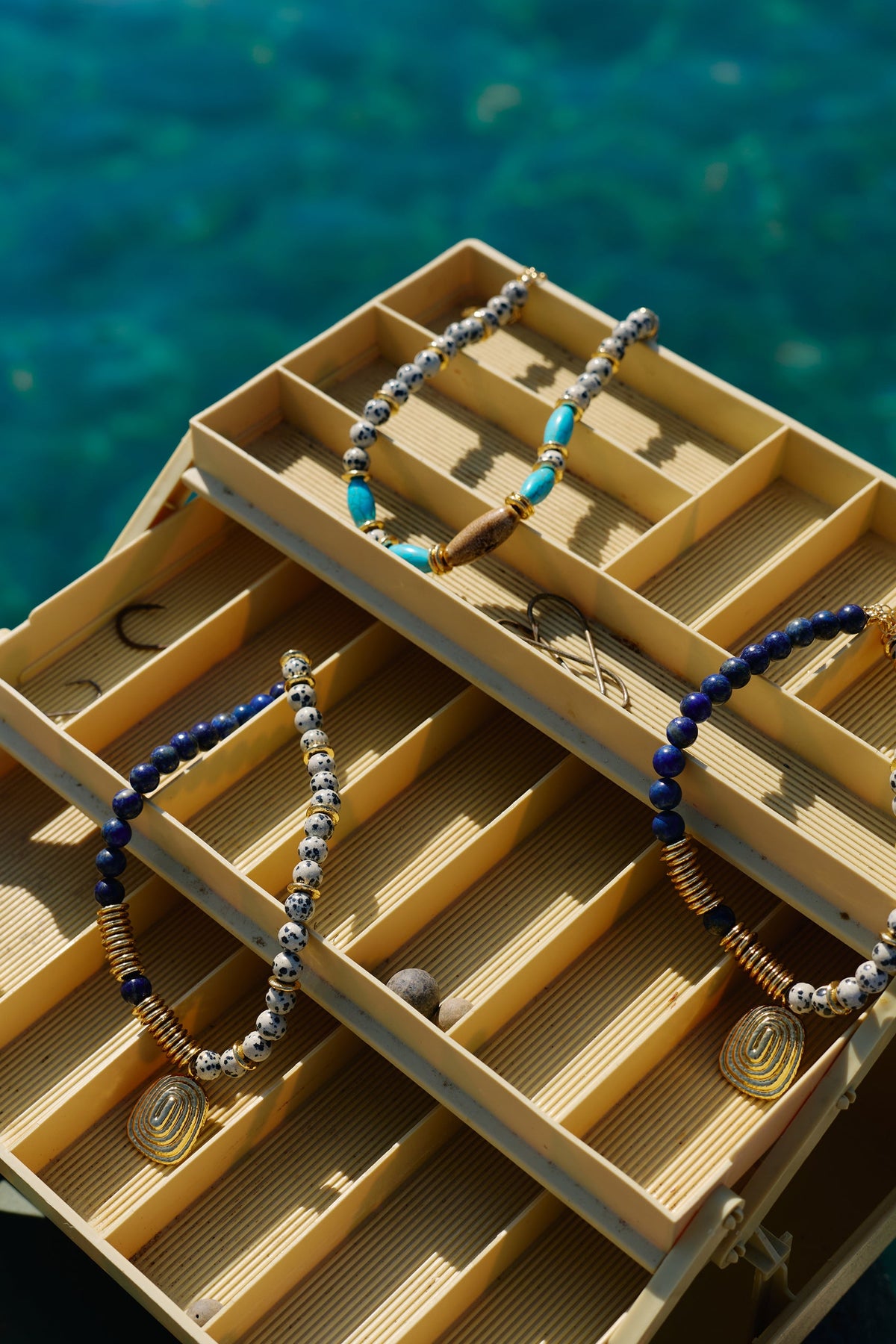 Corallo Beaded Jasper Necklace