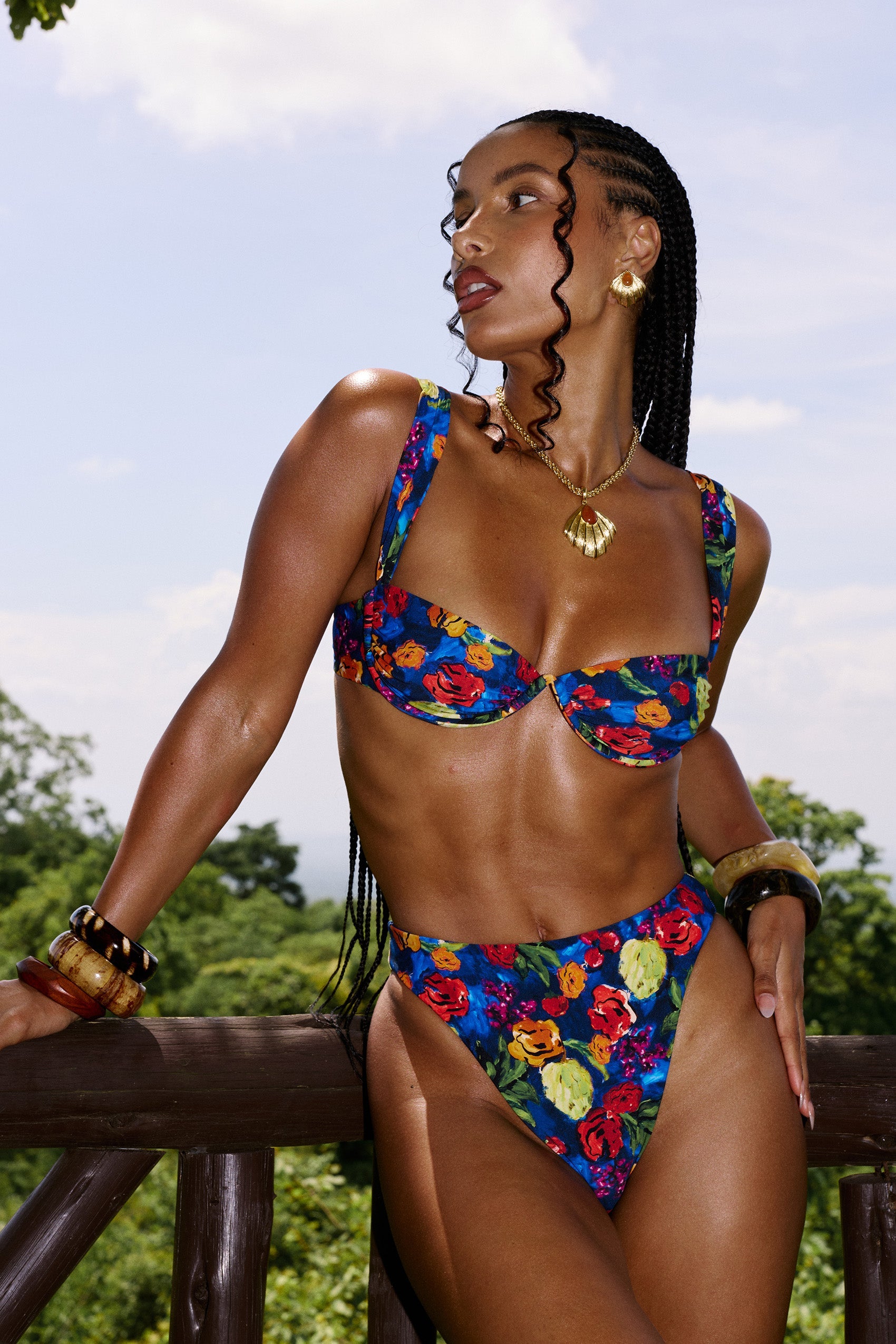 Ventura Bikini Top in Ayana