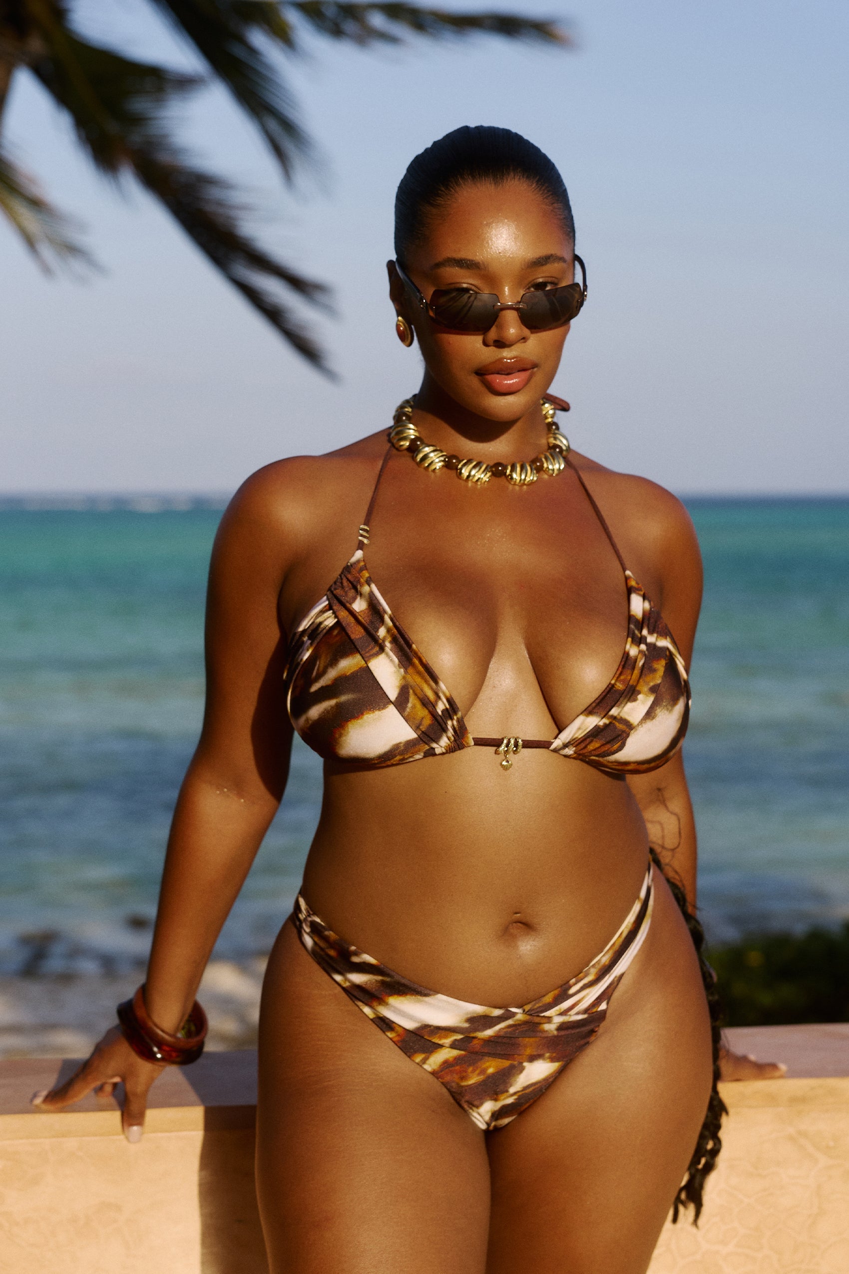 Rhodes Bikini Top in Sarabi