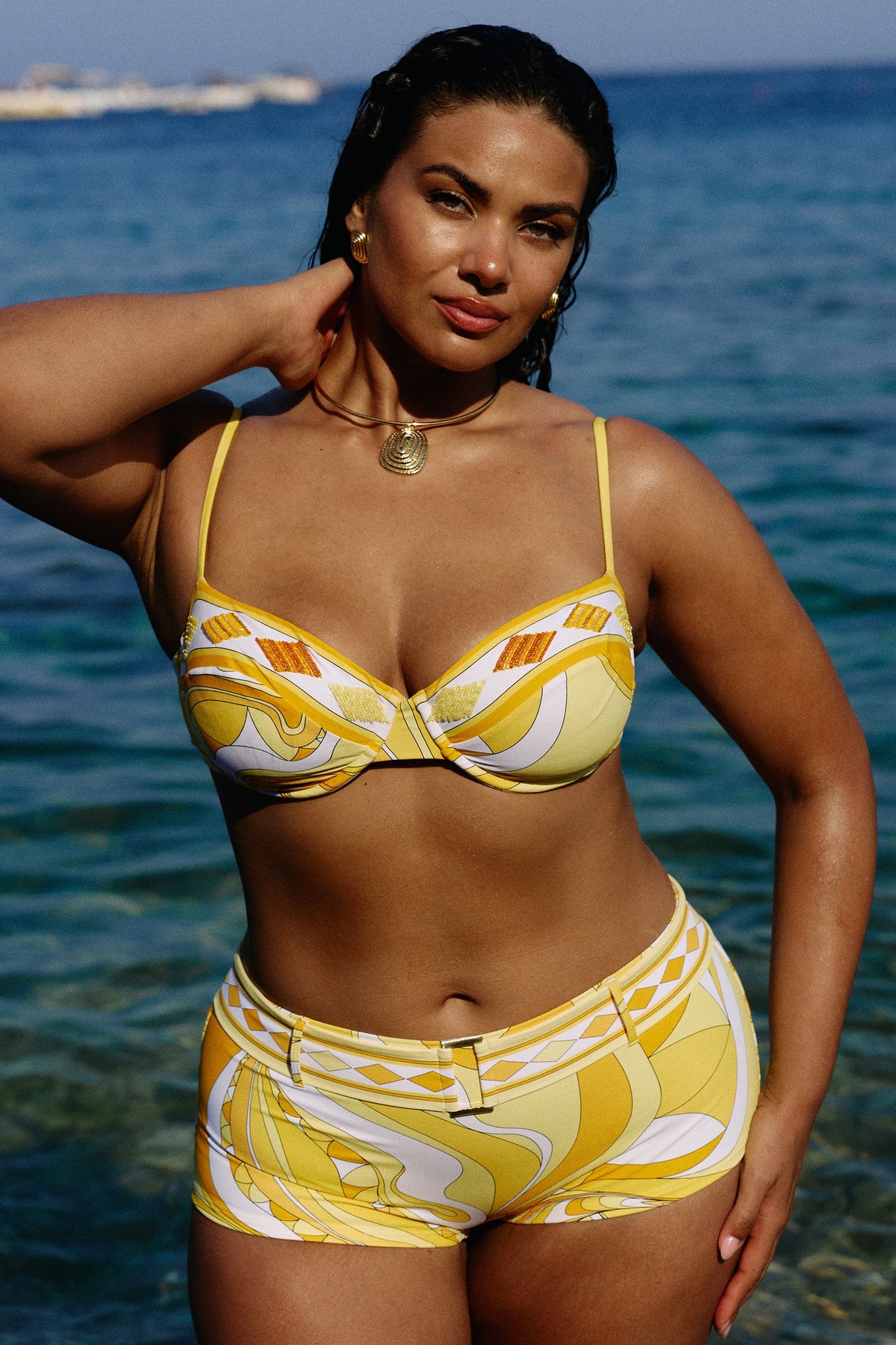 Cefalu Bikini Top in Massimo