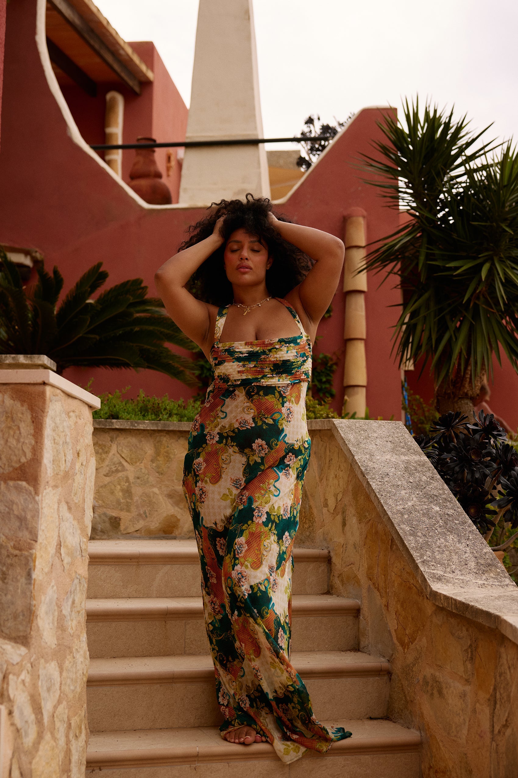 Lola Dress in Antigua