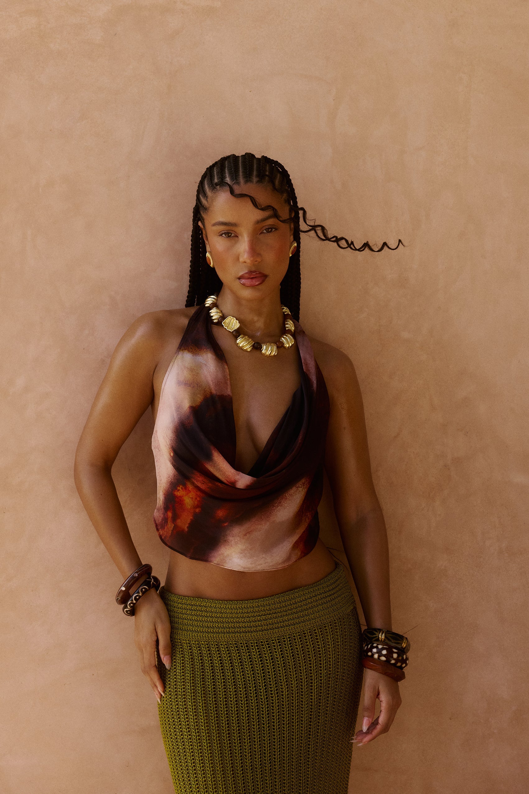 Luzita Top in Sarabi