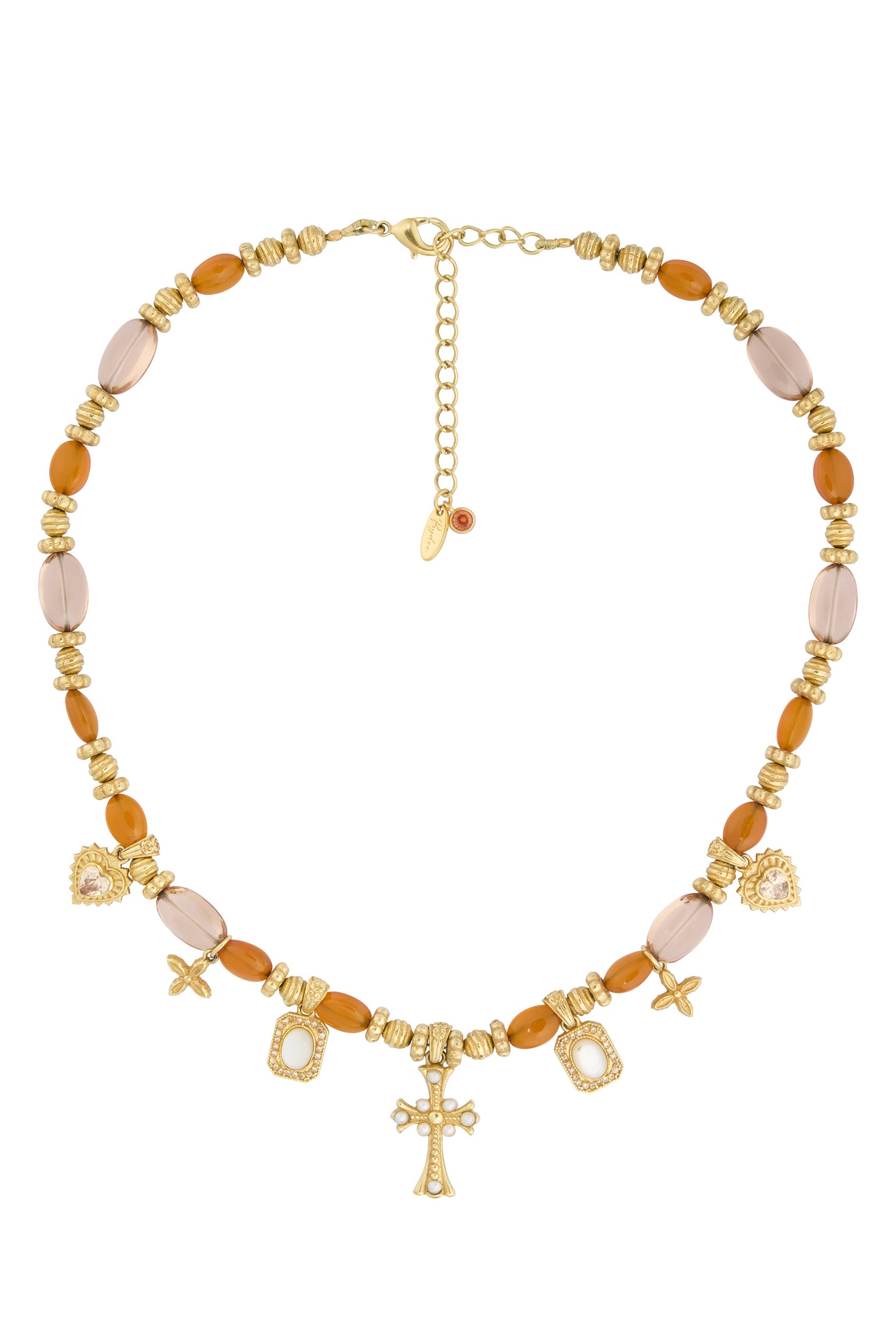 Casa Del Sol Charm Necklace in Carnelian