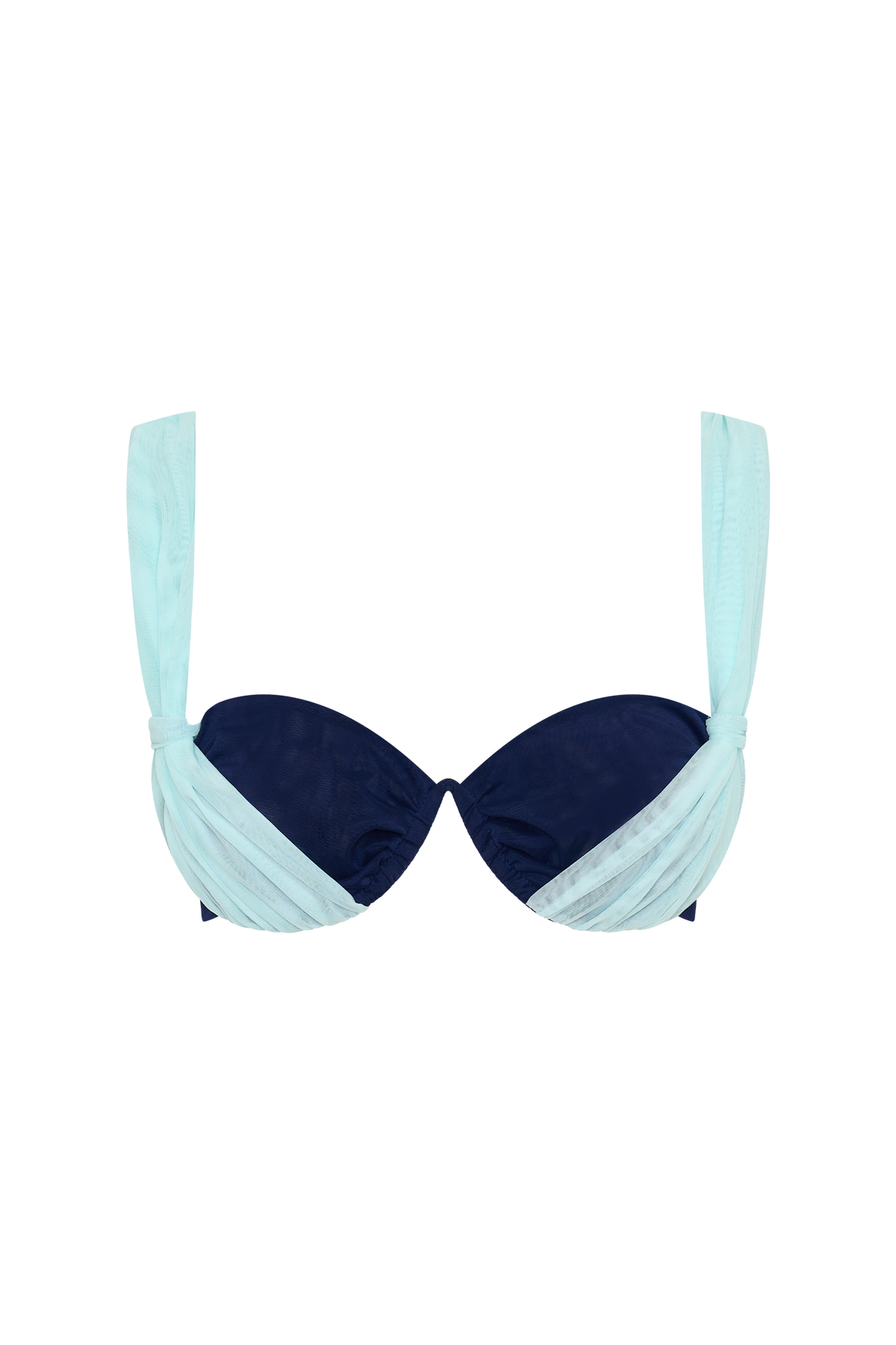 Alba Mesh Bralette in Ceruleo