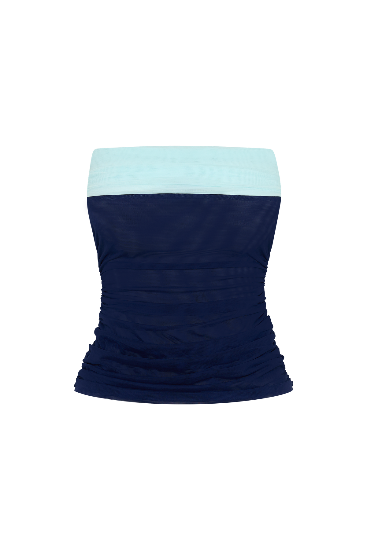 Azoria Mesh Top in Ceruleo