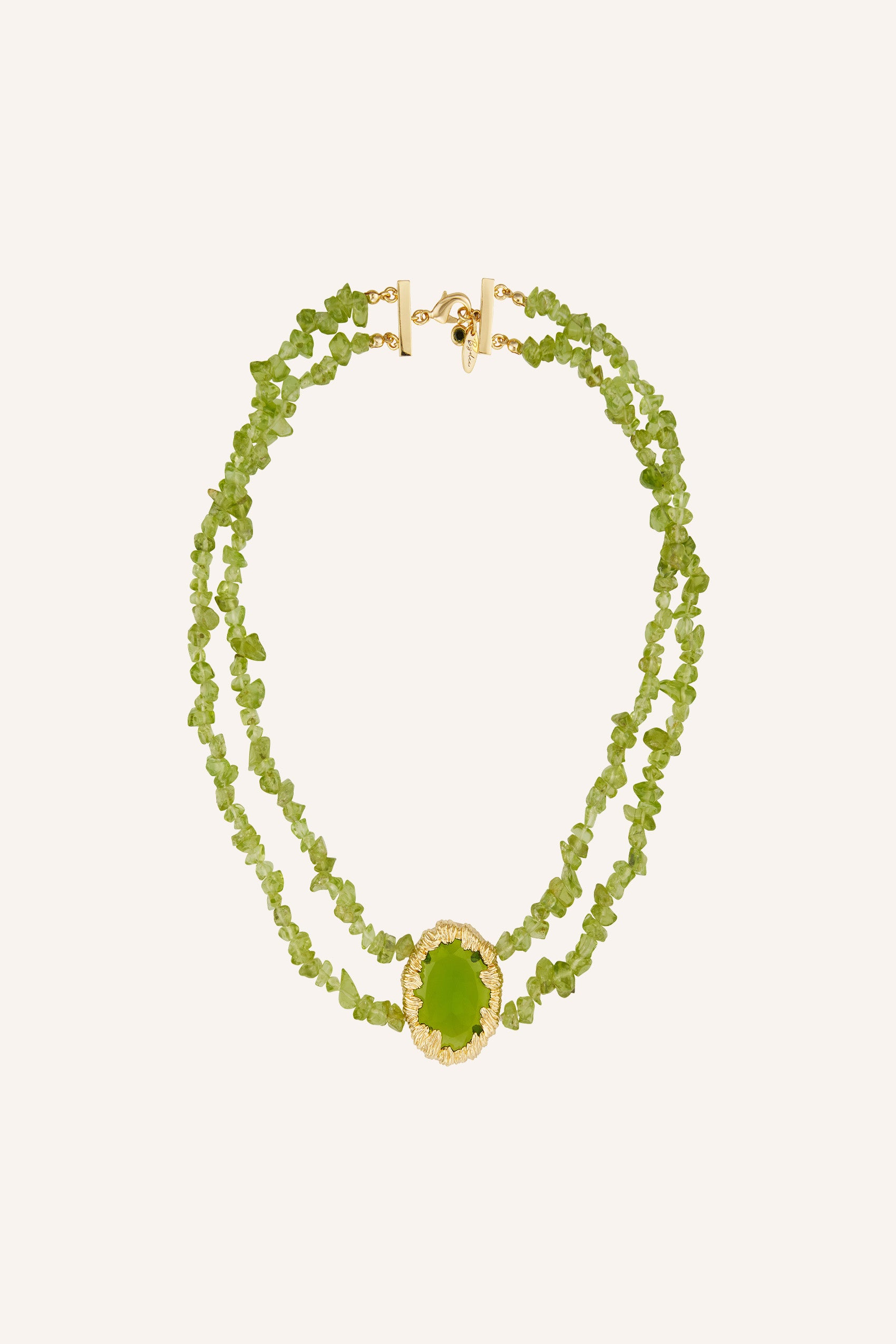 Azania Necklace in Peridot