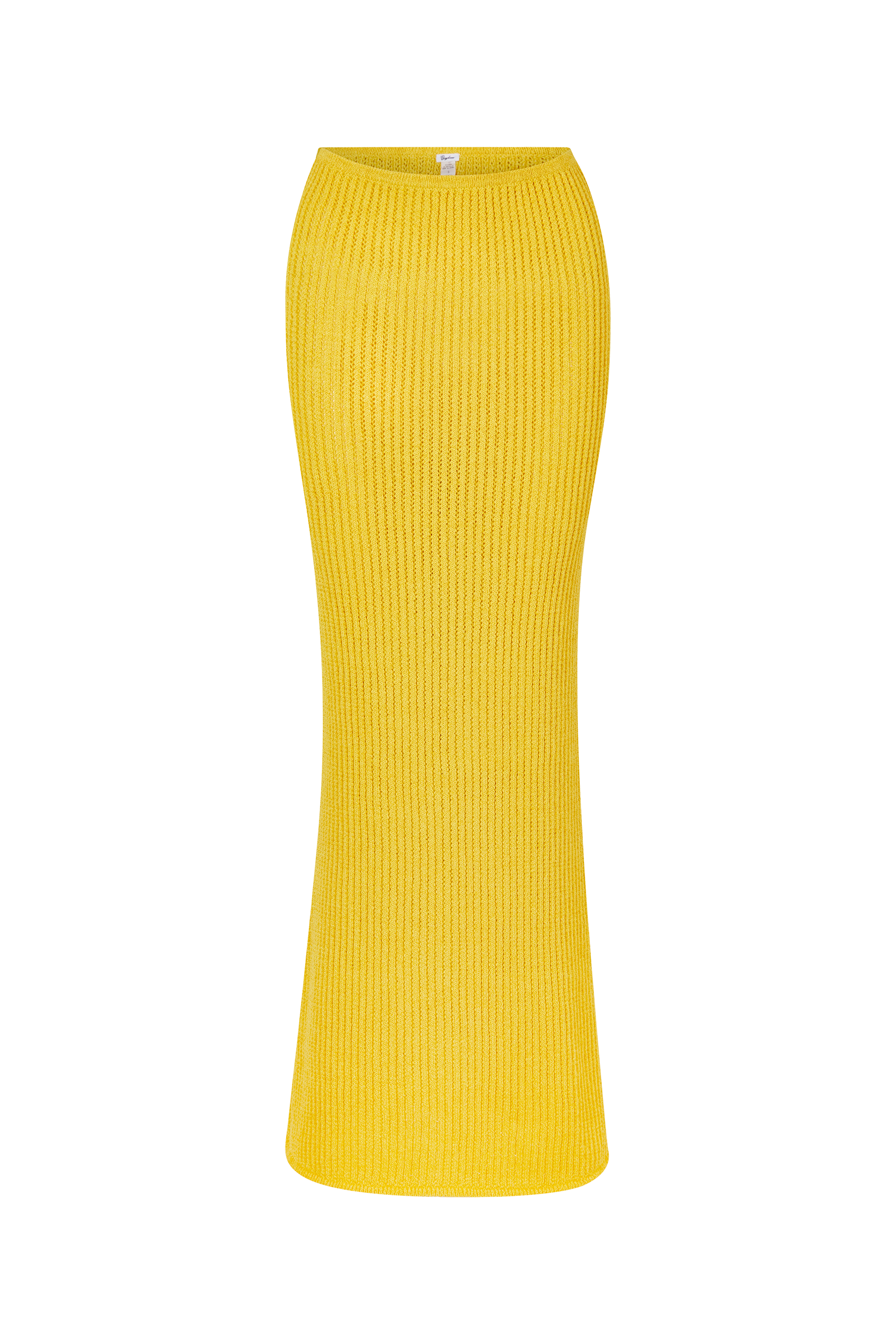 Riva Crochet Maxi Skirt in Zafferano