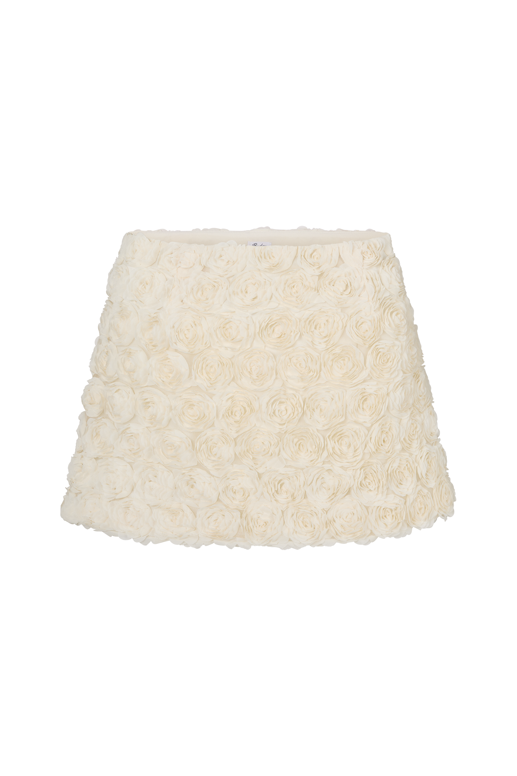 Floriane Mini Skirt in Gardenia