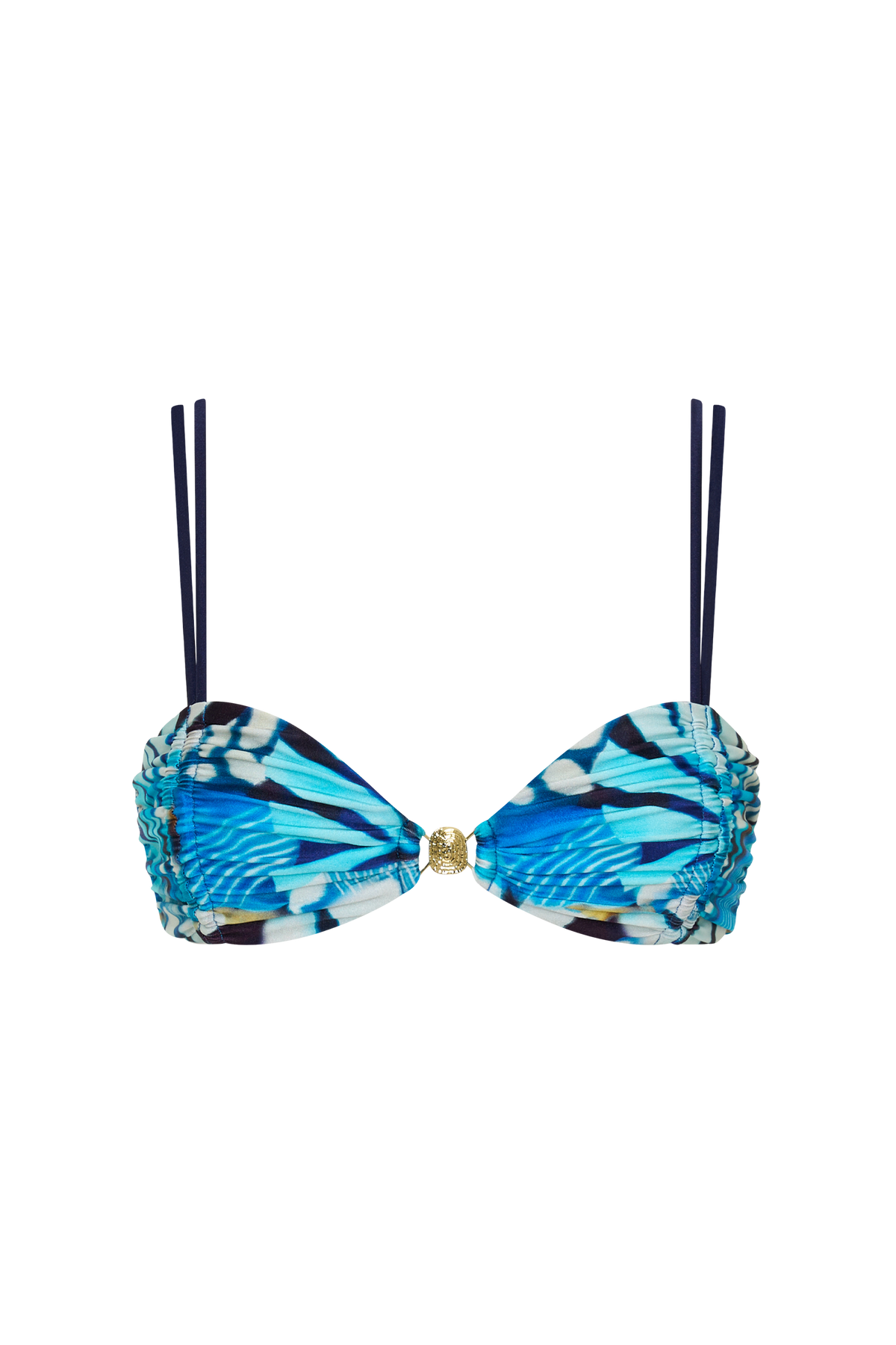 Ischia Bikini Top in Corallo