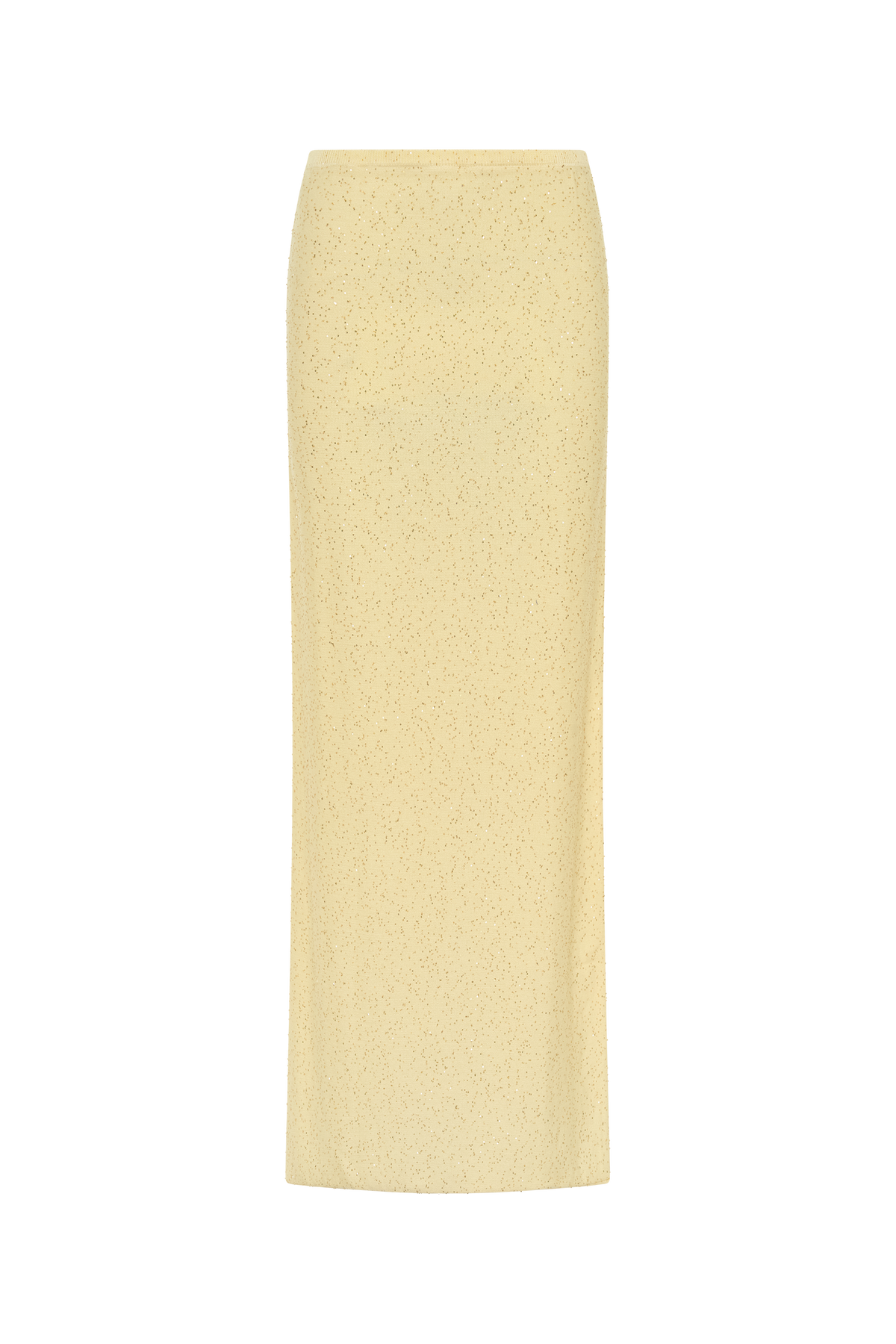 Loretta Knit Maxi Skirt in Buttere
