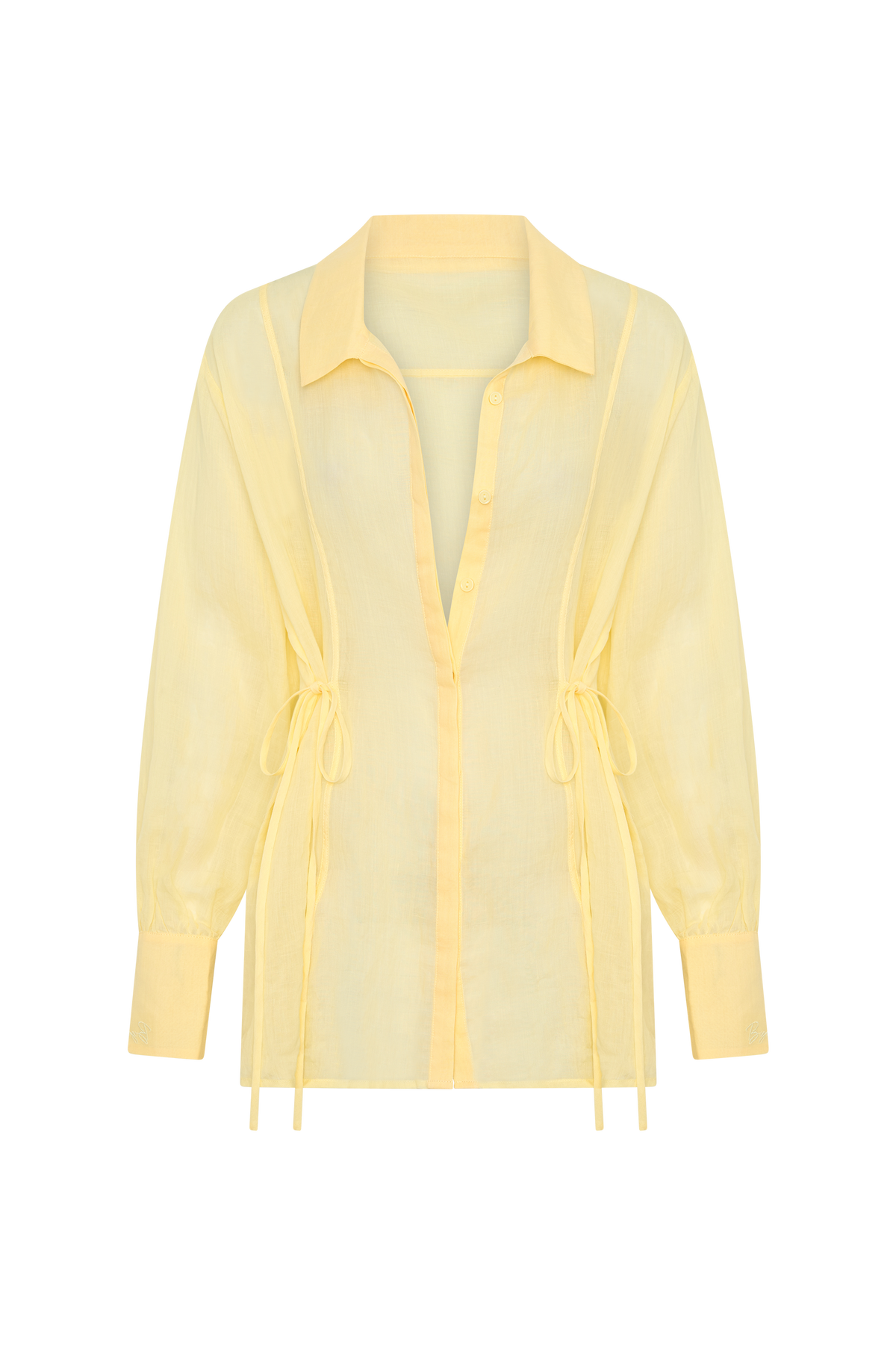 Palma Ramie Shirt in Limetta