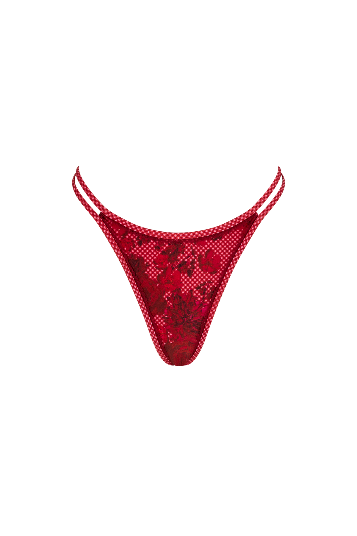 Prague Bikini Bottom in Rose