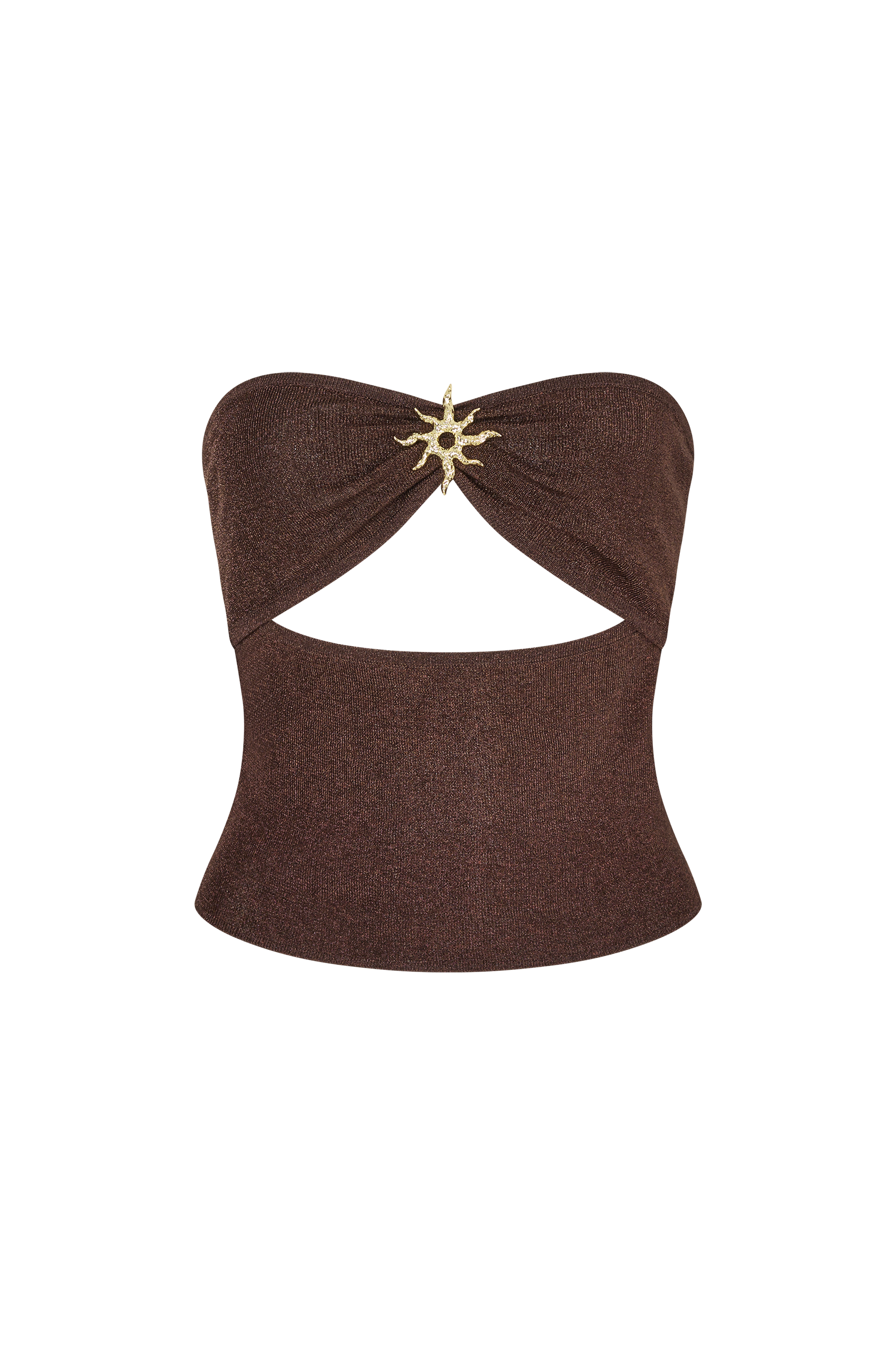 Valora Knit Top in Bronzea