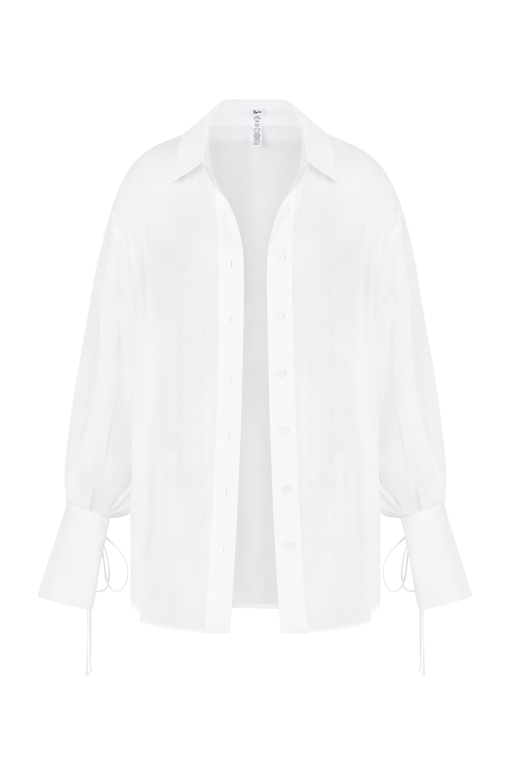 Valetta Cotton Shirt in Blanco