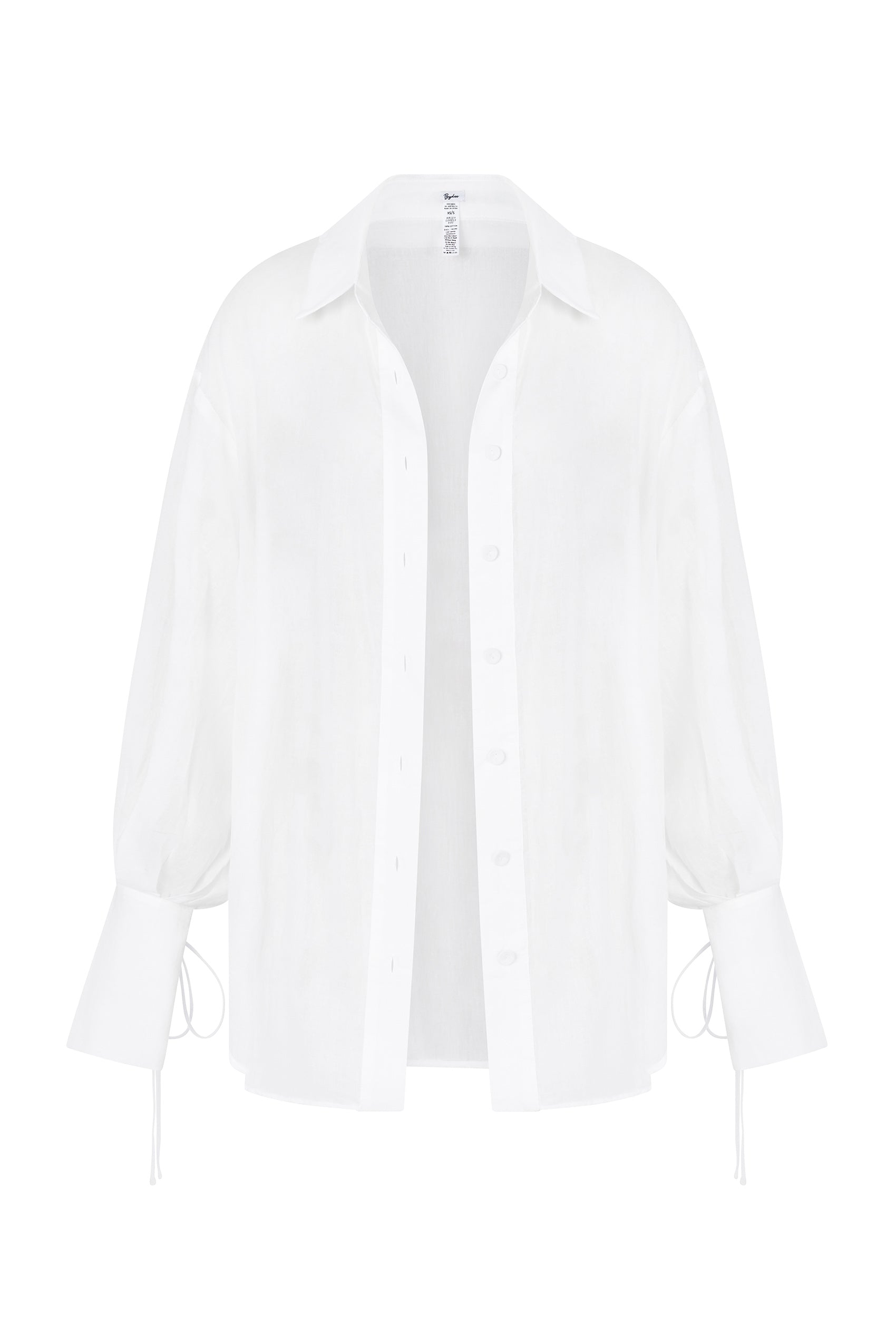 Valetta Cotton Shirt in Blanco