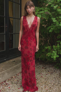 Juliette Maxi Dress in Rose